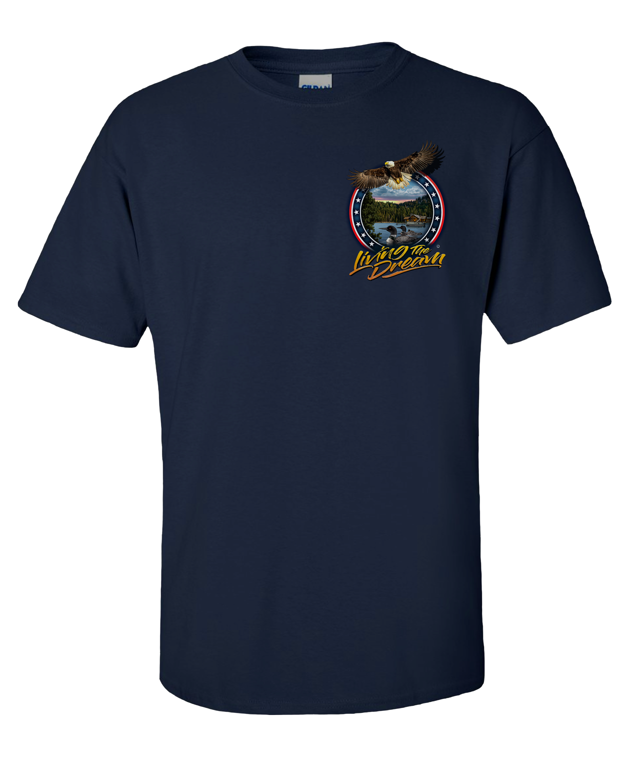 "Living The Dream" Two-Sided Short Sleeve T-Shirt
