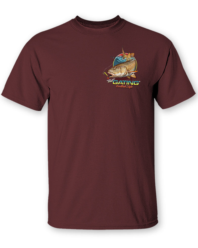 Redfish "Tail"Gating T-Shirt and Mug Premium Gift Set