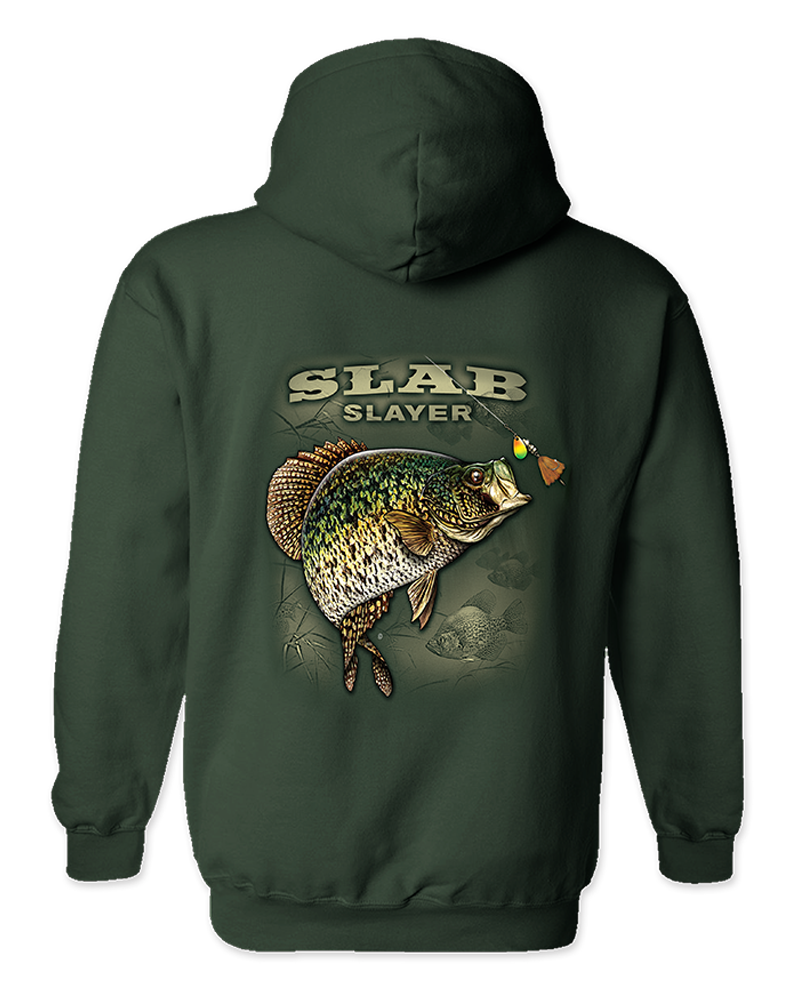 Crappie "Slab Slayer" Hooded Sweatshirt