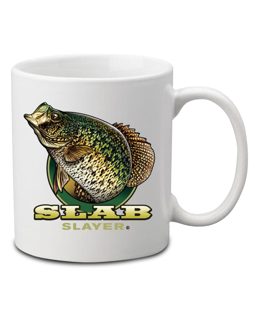 Crappie “Slab Slayer” Ceramic Mug – Follow The Action Product Lines