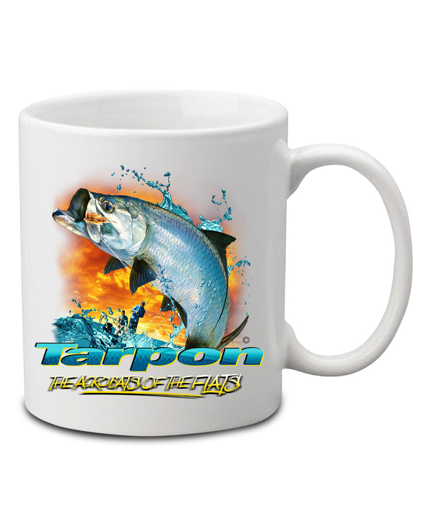 Tarpon "Acrobats of the Flats" Ceramic Mug
