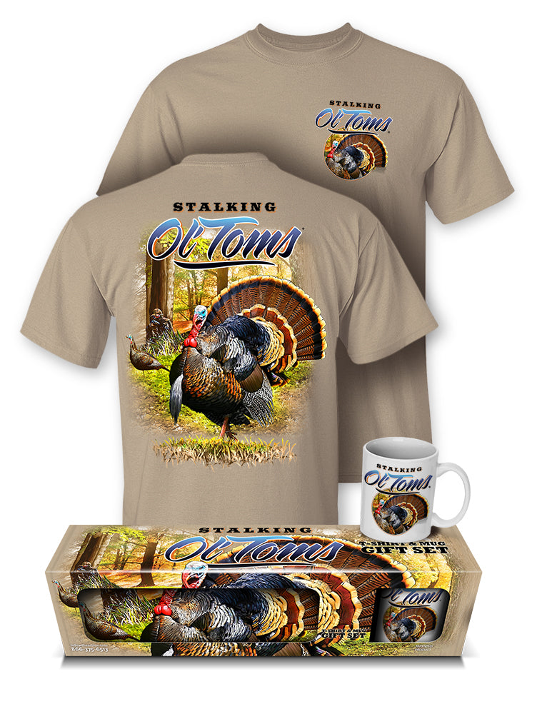 Turkey Stalking Oltoms T-Shirt and Mug Premium Gift Set