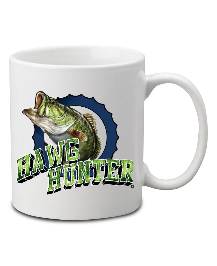 Largemouth Bass "Hawg Hunter" T-Shirt and Mug Premium Gift Set