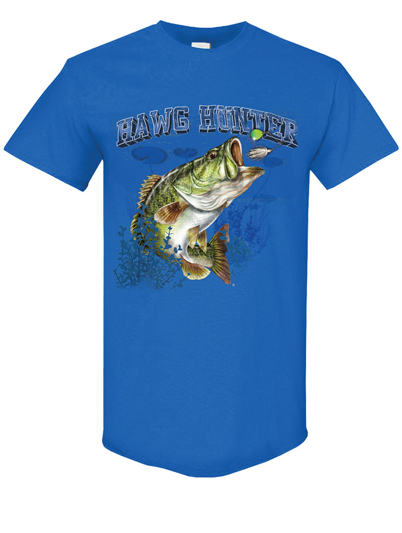 Largemouth Bass "Hawg Hunter" T-Shirt and Can Cooler Combos Gift Set