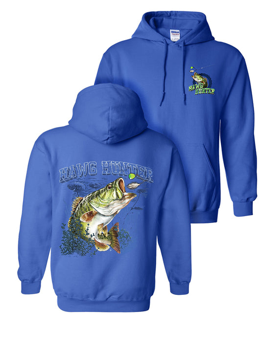 Largemouth Bass "Hawg Hunter" Hooded Sweatshirt