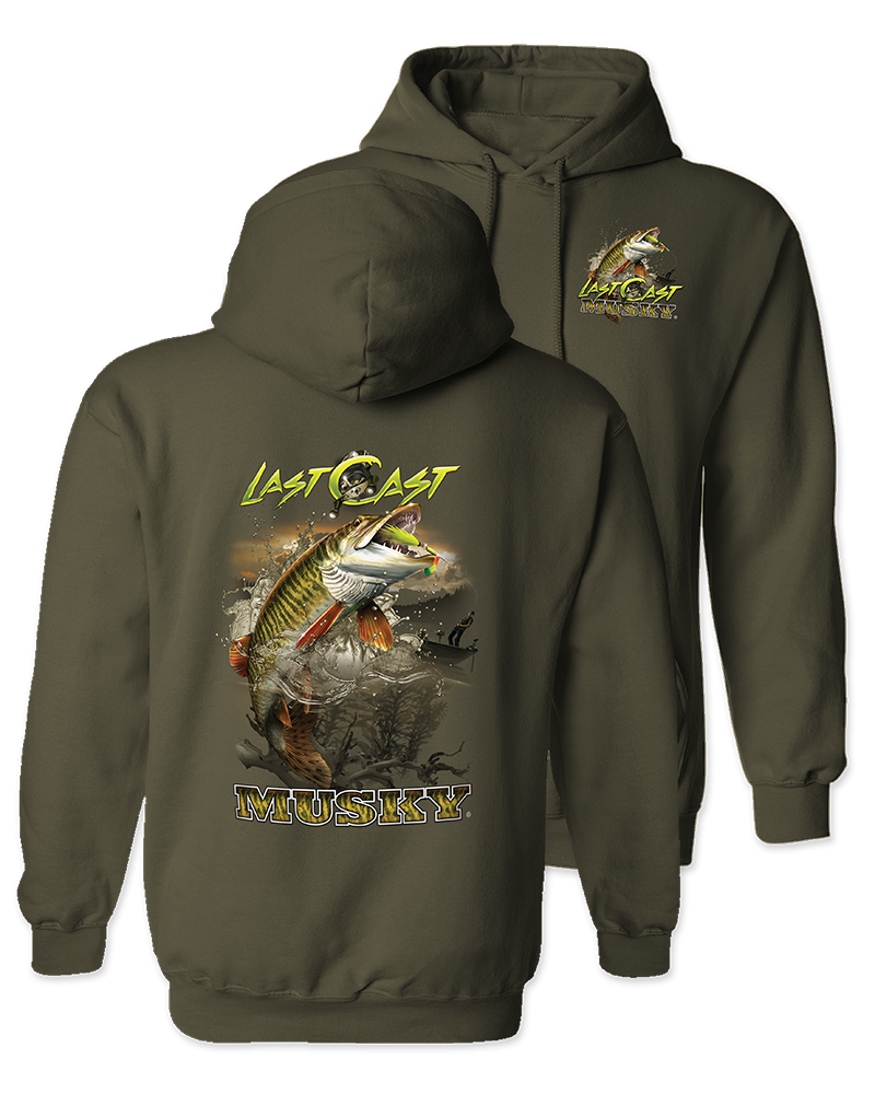 Musky Last Cast Hooded Sweatshirt – Follow The Action Product Lines