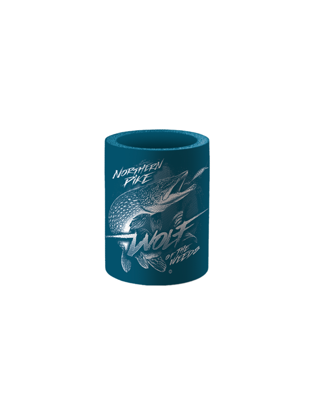 Northern Pike “Wolf of the Weeds” T-Shirt and Can Cooler Combos Gift Set