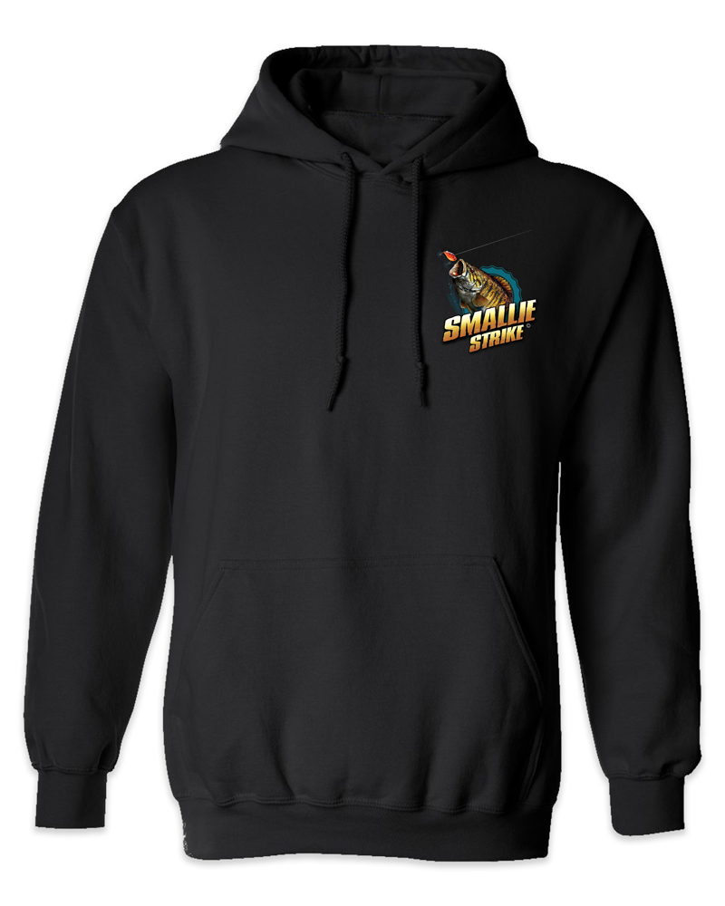 Smallmouth Smallie Strike Two-Sided Hooded Sweatshirt