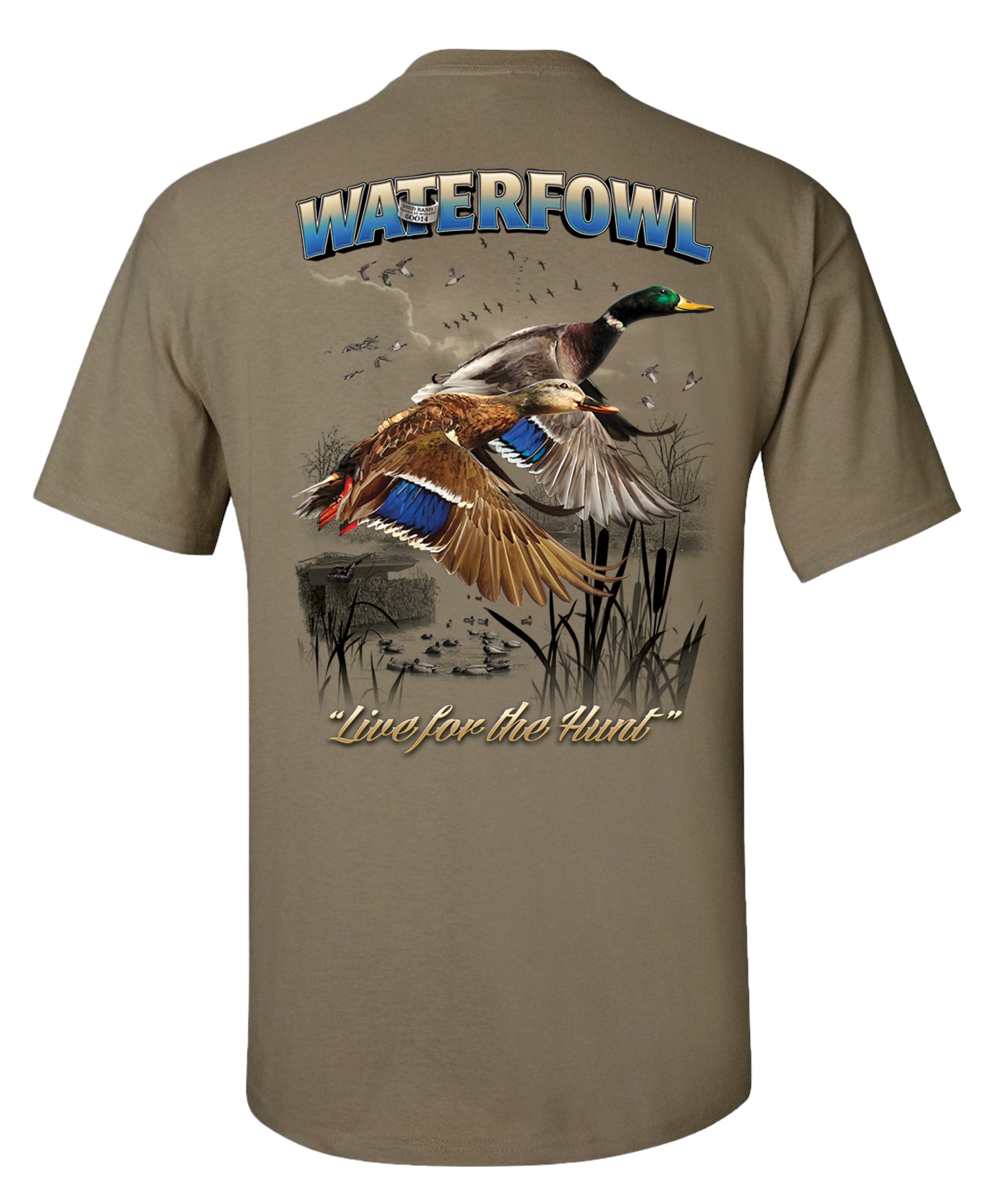 Waterfowl (Duck) Two-Sided Short Sleeve T-Shirt